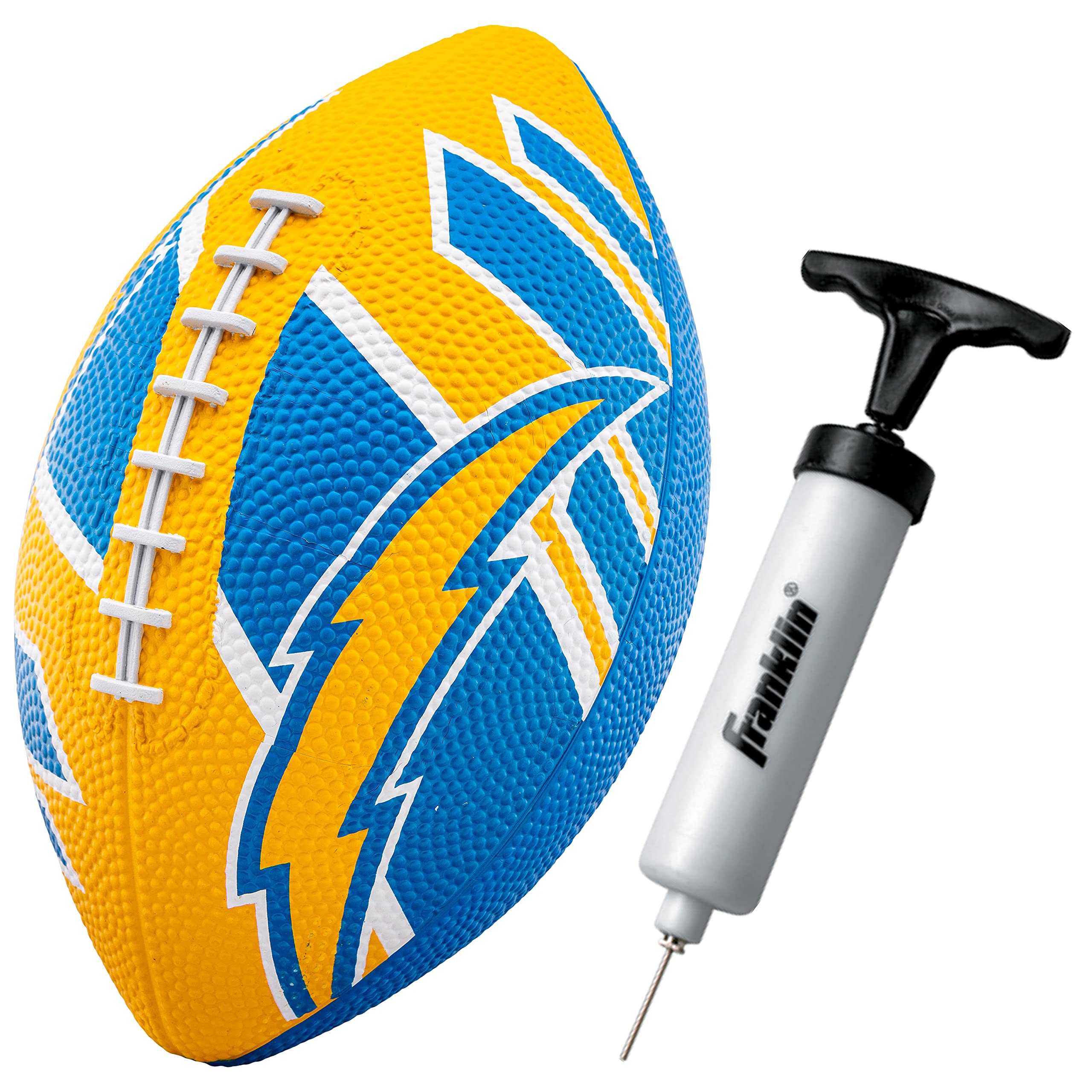 Franklin Sports NFL Team Footballs - Rubber Youth Mini Footballs for All NFL Teams - Kids Junior 8.5" Football - Official NFL Licensed Footballs